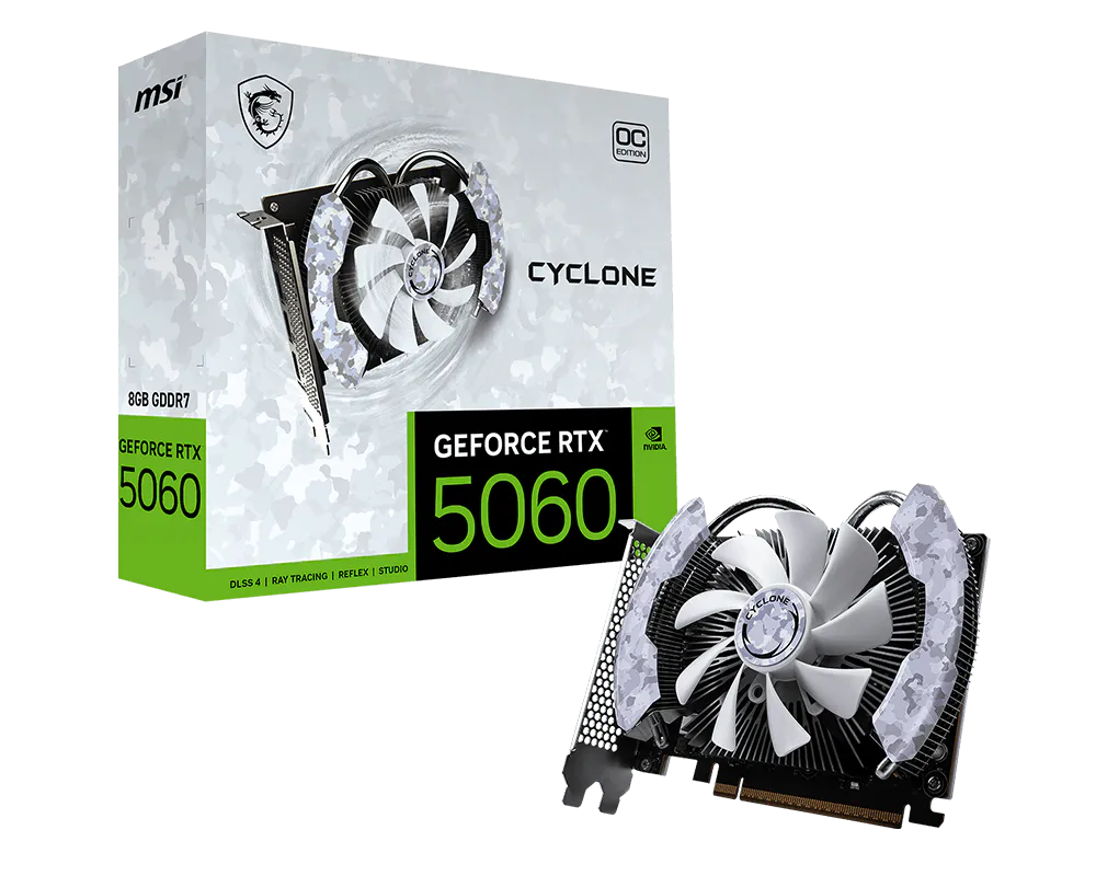 MSI GeForce RTX 5060 8G CYCLONE OC